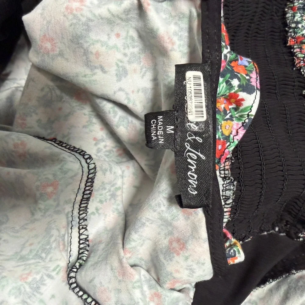 For‎ Love & Lemons Hudson Mini Dress Floral Cut Out Medium